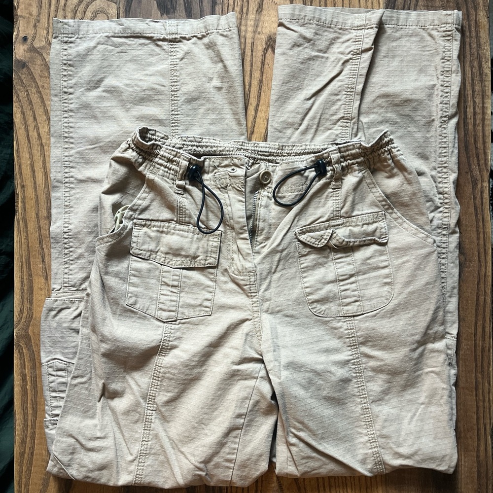 Brandy Melville Tan Cargo Pants